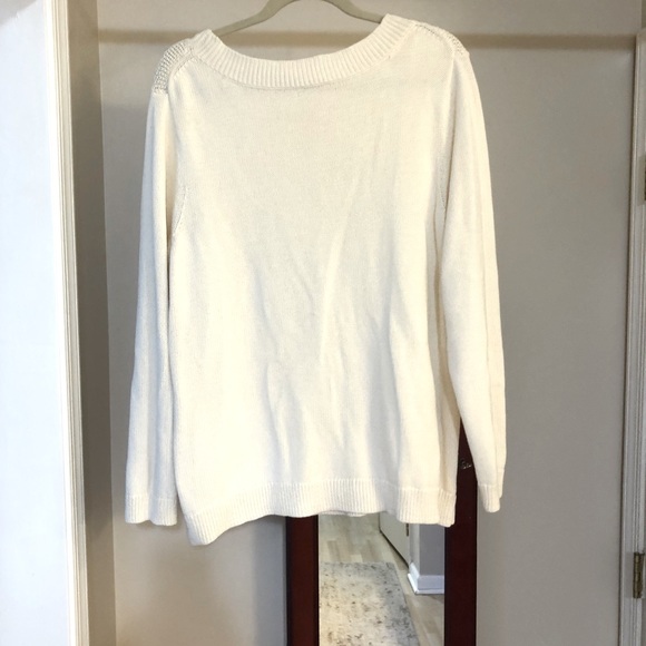 Talbots Womens Cream Sweater - Picture 2 of 5